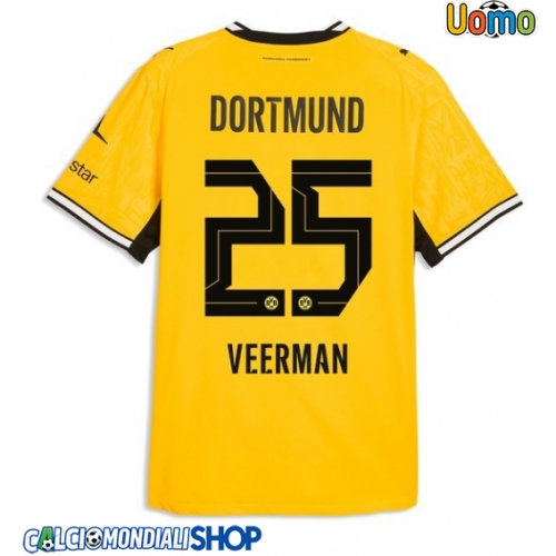 Maglie da calcio Borussia Dortmund Joey Veerman #25 Prima Maglia 2026-27 Manica Corta